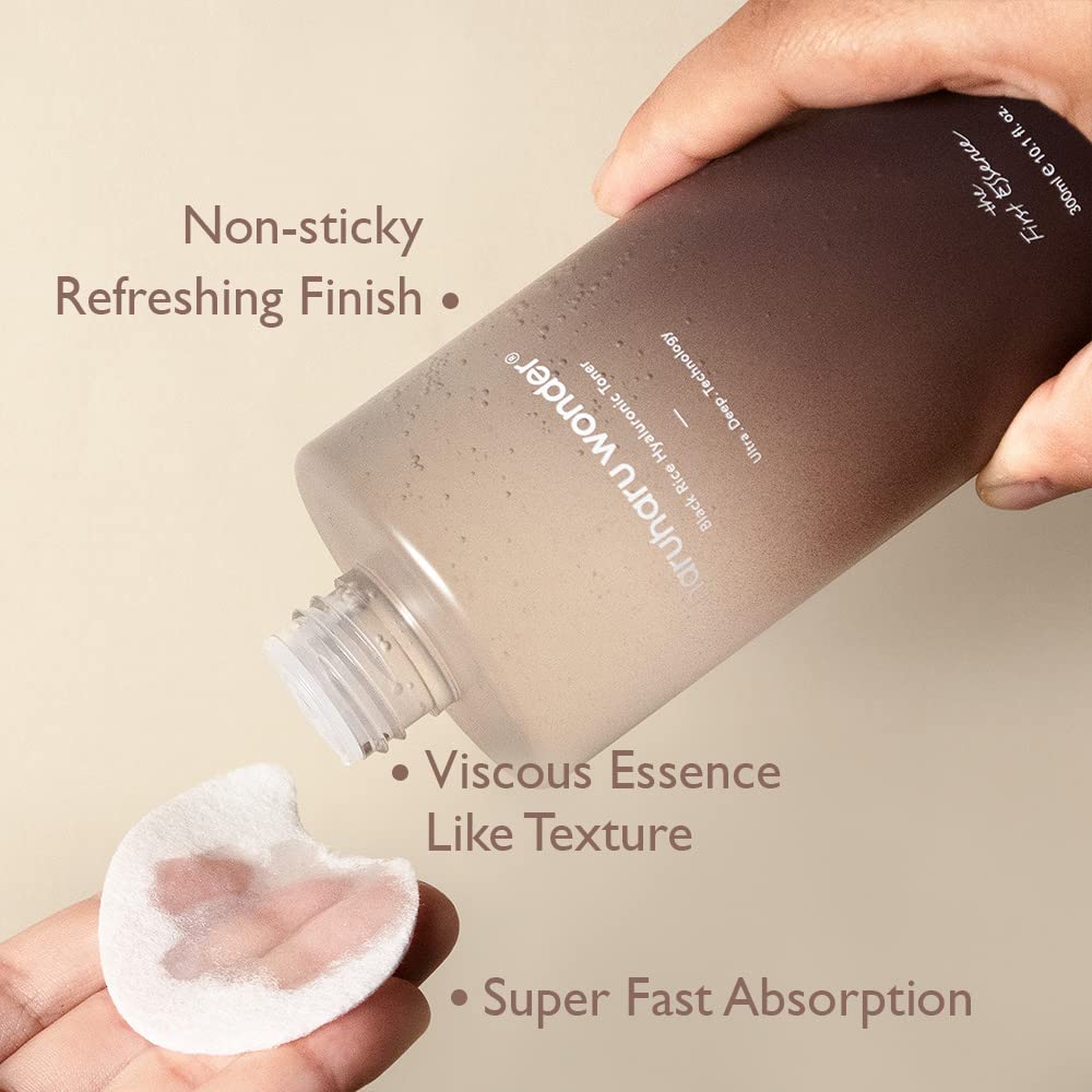 HARUHARU toner styled with lavender sprig for calming routine benefit