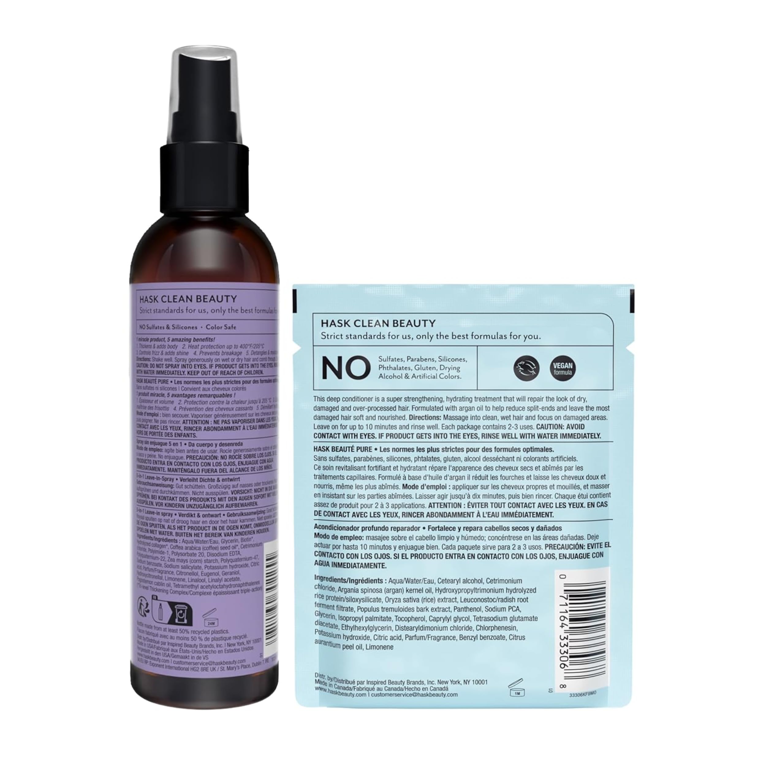HASK argan oil ingredients close-up showing antioxidant nourishment