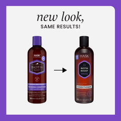 HASK bottles side by side highlighting the two-step thickening set