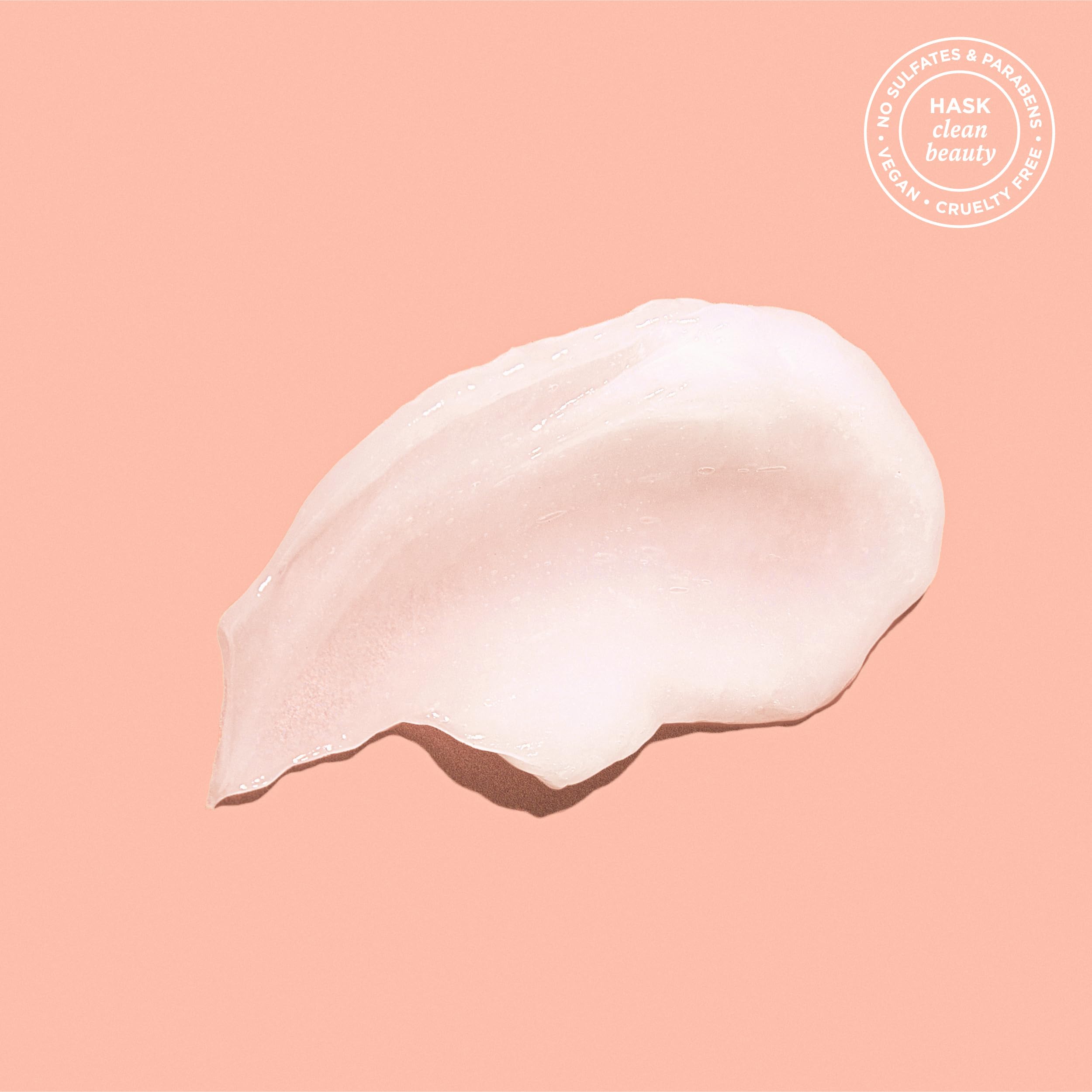 HASK conditioner cream close-up showing smoothing properties