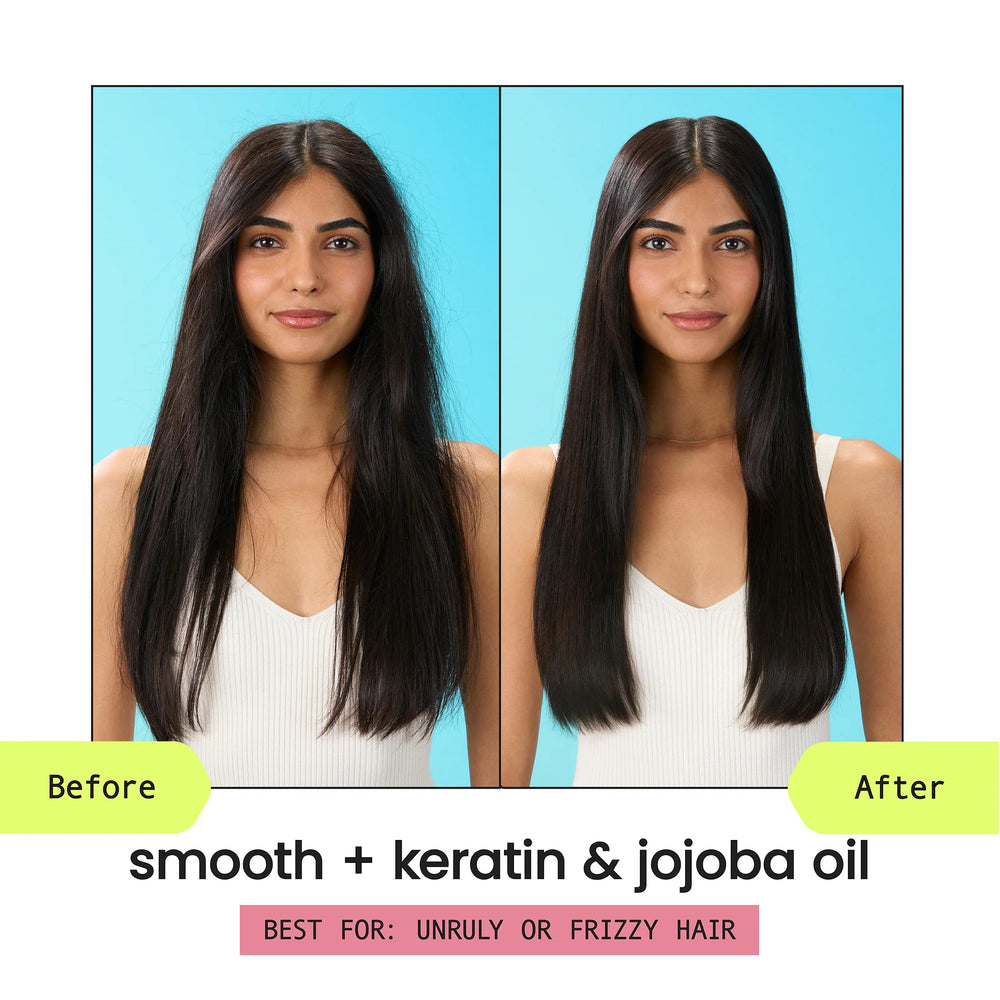 HASK conditioner texture pouring illustrating detangling and softening