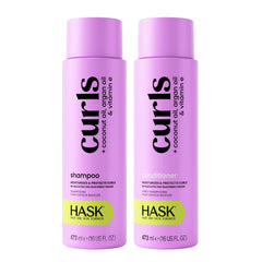 HASK front packaging showing both bottles and set benefits