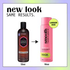 HASK shampoo pump detail highlighting easy dispensing and controlled use