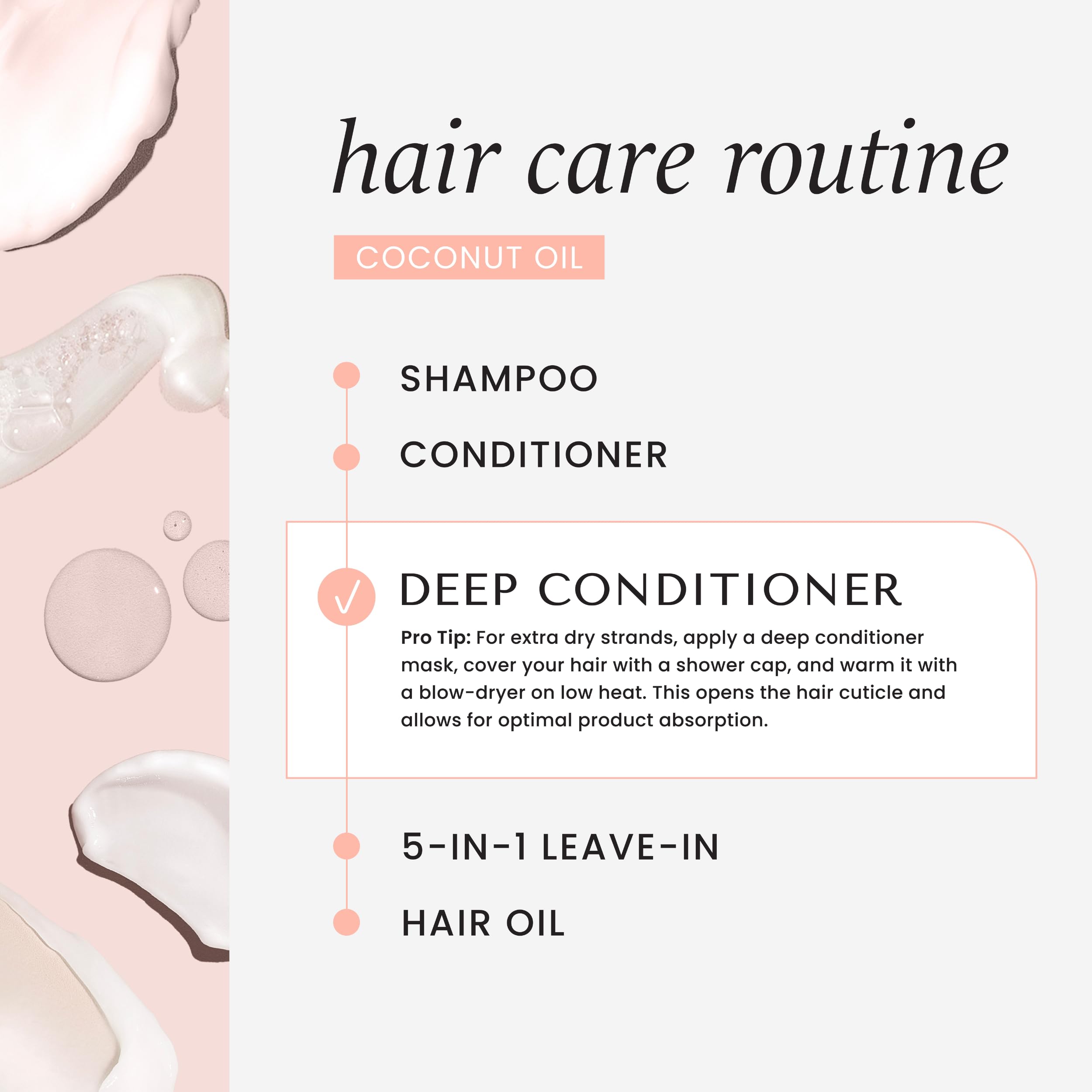 Hand spraying HASK dry shampoo at roots to show targeted application and instant lift
