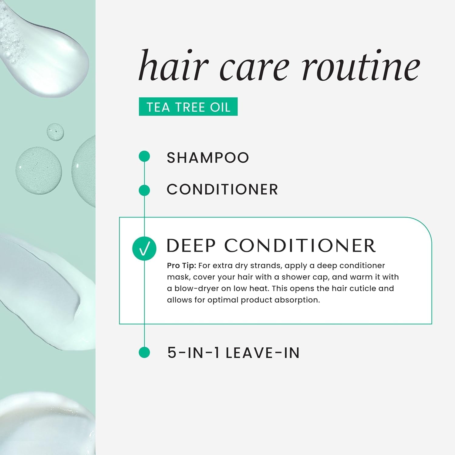 HASK product label detail highlighting ingredients and usage directions for clarity