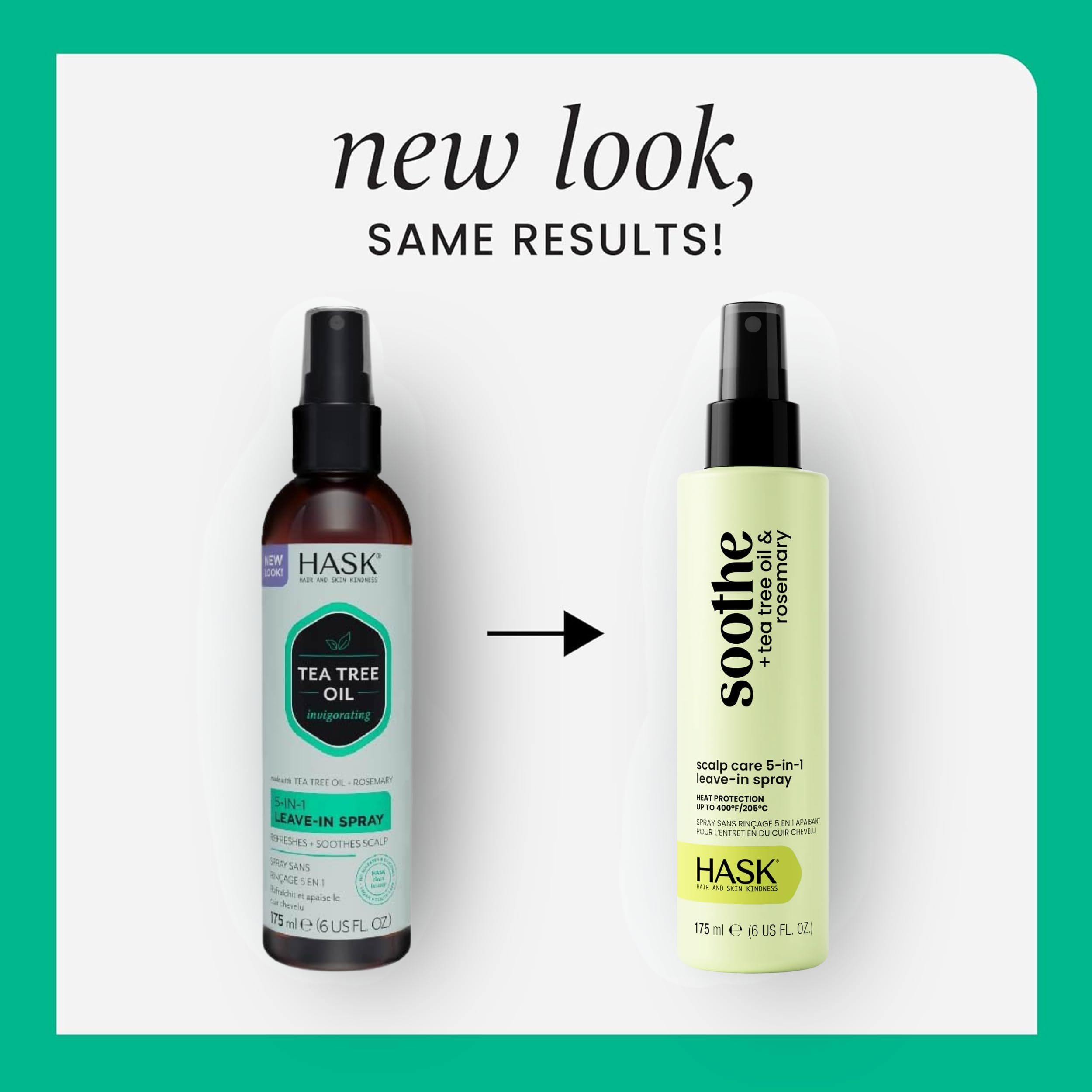 HASK spray nozzle detail demonstrating easy mist application and even coverage
