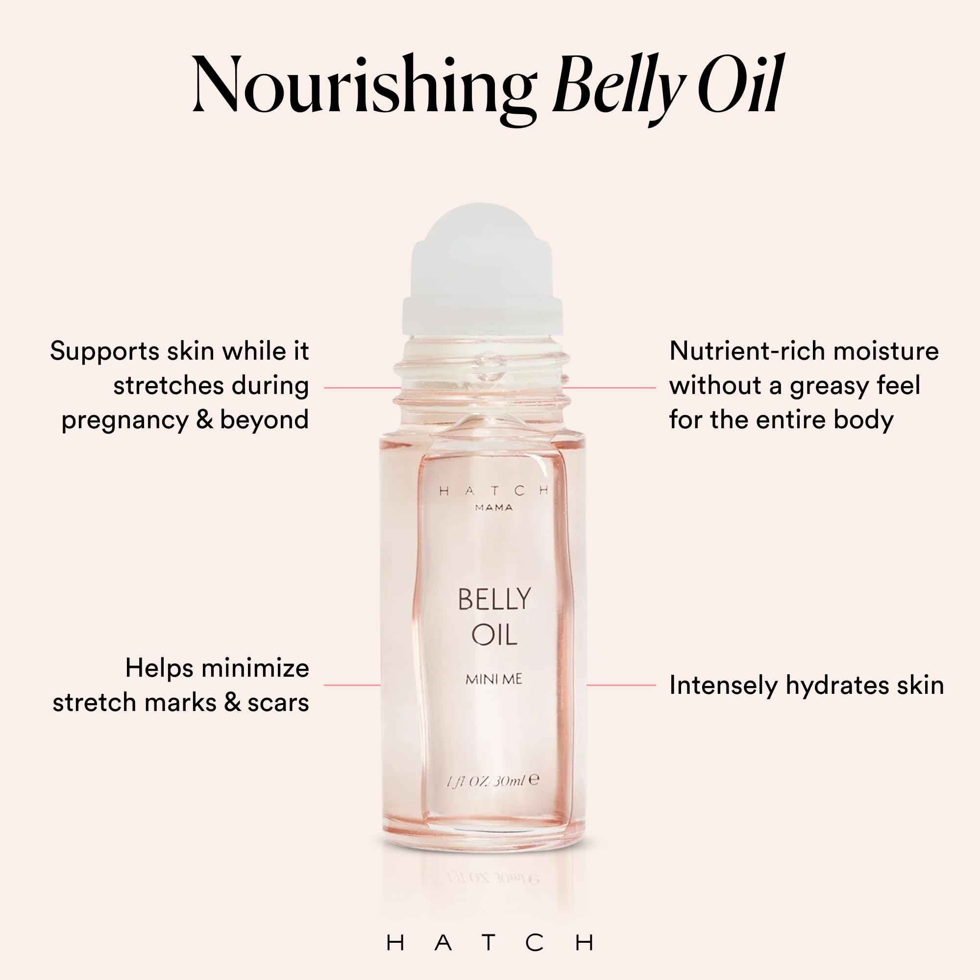 HATCH roller-tip close-up highlighting easy, mess-free application