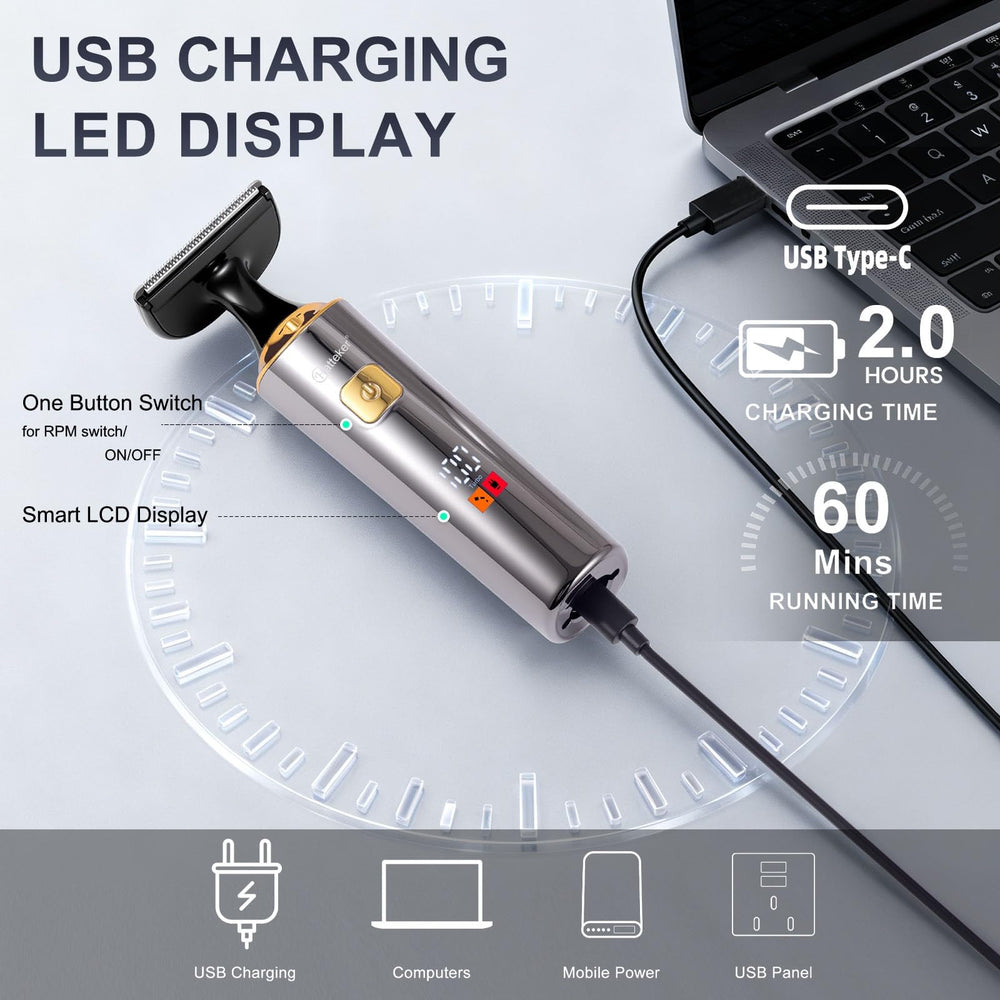 Hatteker LCD display and spotlight improving visibility and maintenance awareness