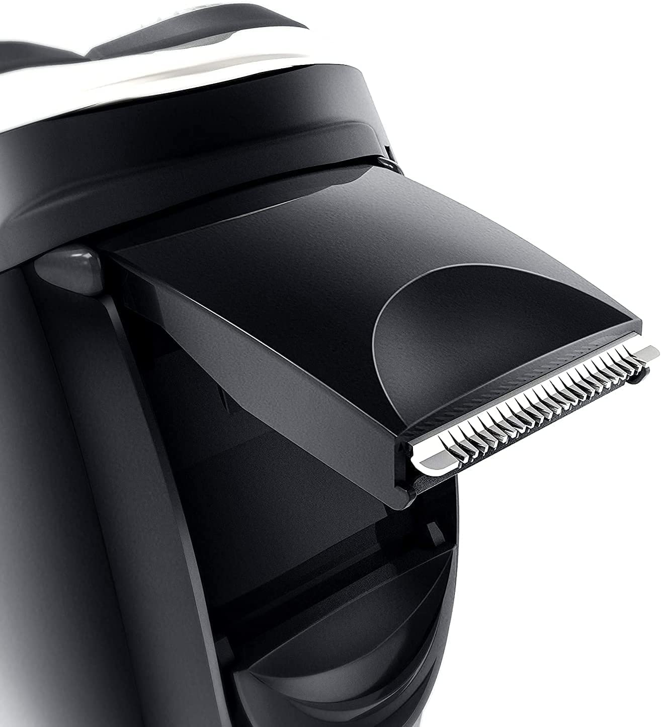 Hatteker close-up of 3D rotary head demonstrating contour-following action