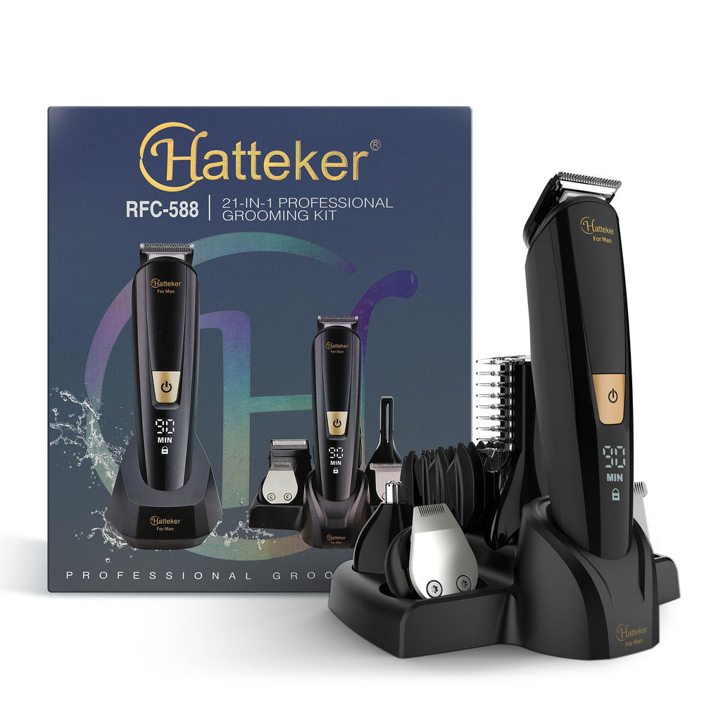 Hatteker held in hand to show size and scale for comfortable handling