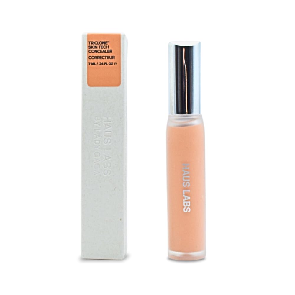 Haus Labs front packaging showing product and shade, clear labeling and sleek tube benefit