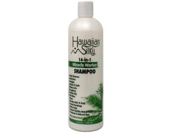Hawaiian Silky shampoo lather on hair demonstrating gentle cleansing