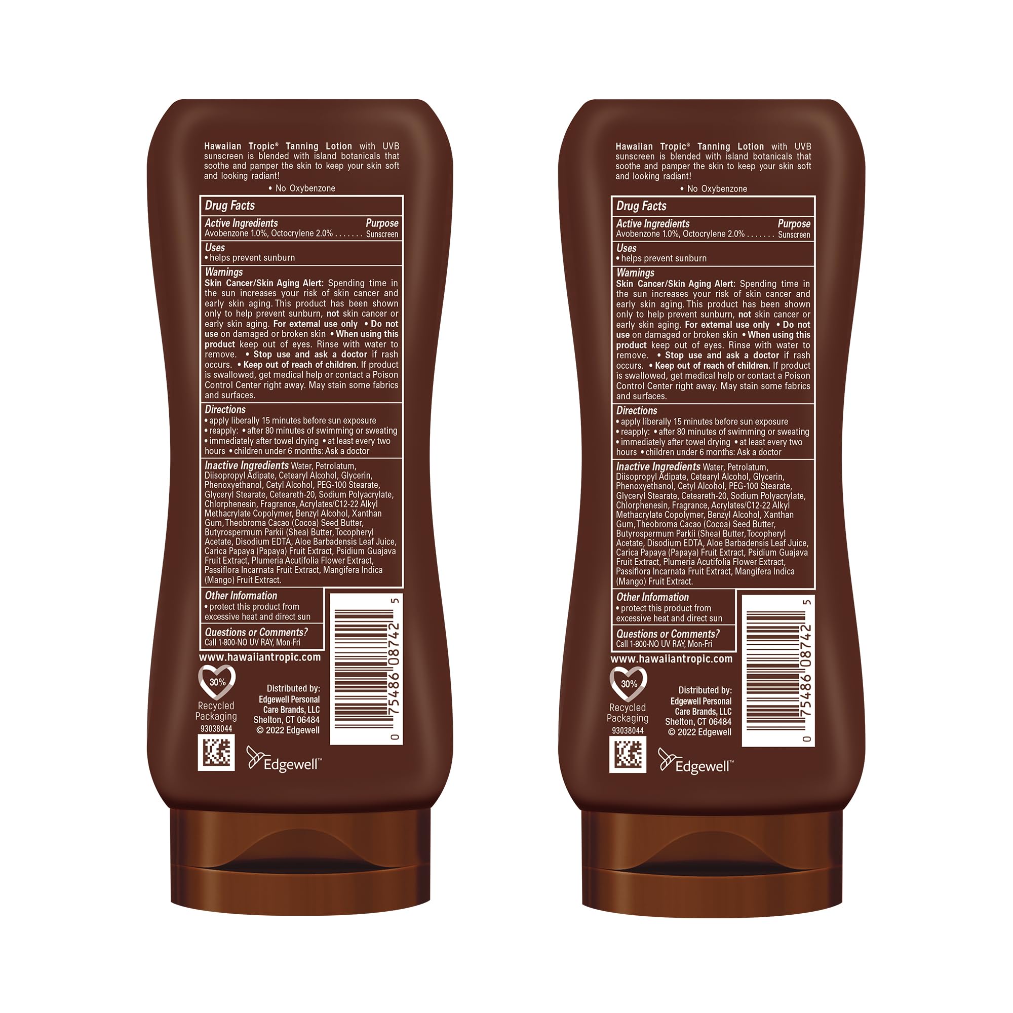 Hawaiian Tropic paired with after-sun lotion illustrating extended hydration routine