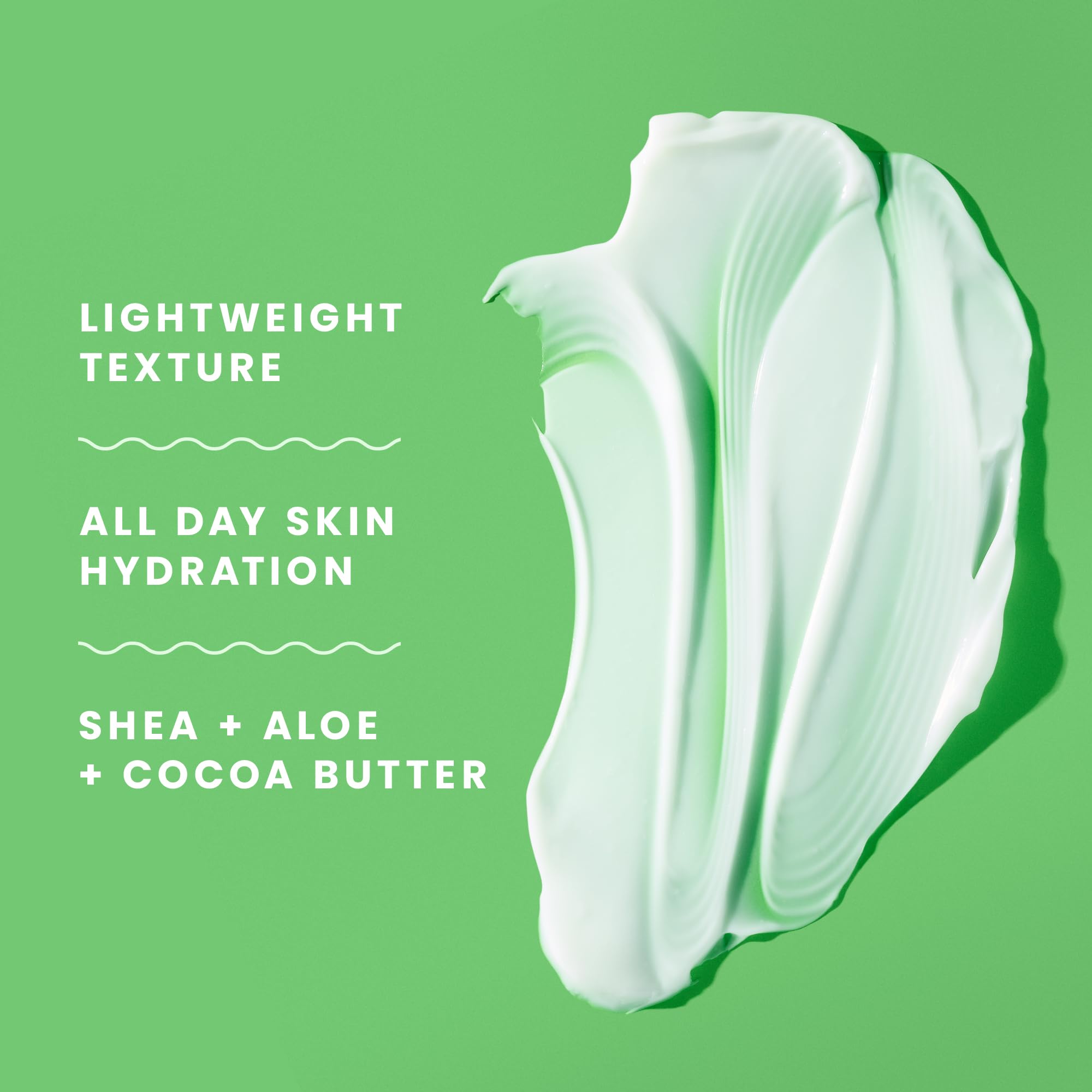 Hawaiian Tropic lotion pouring into hand illustrating easy application benefit