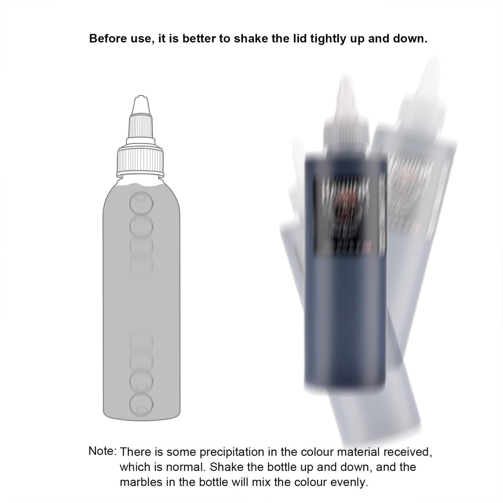 HAWINK ink on needle during application showing smooth flow benefit