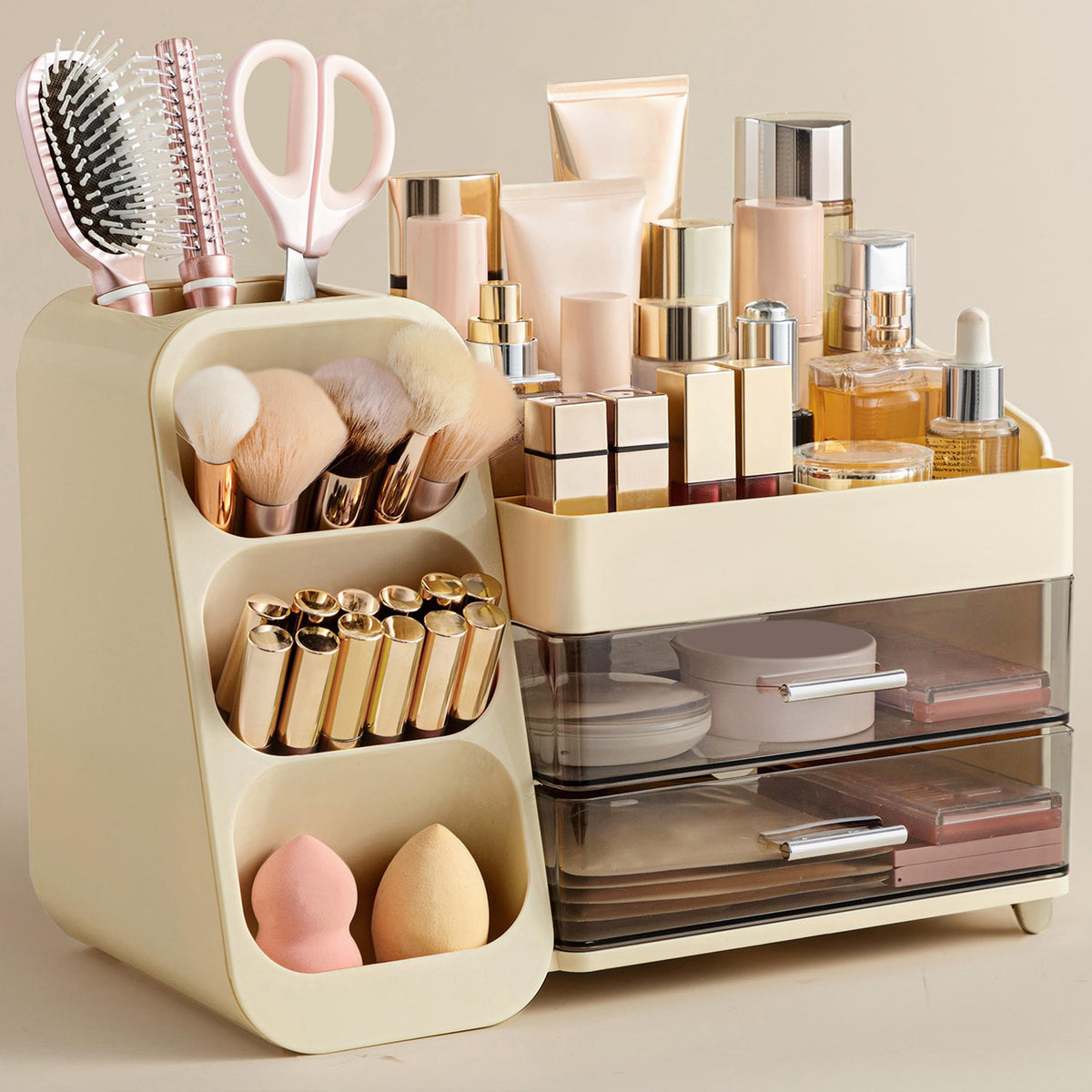 HBlife front view of organizer showing neat storage and quick access