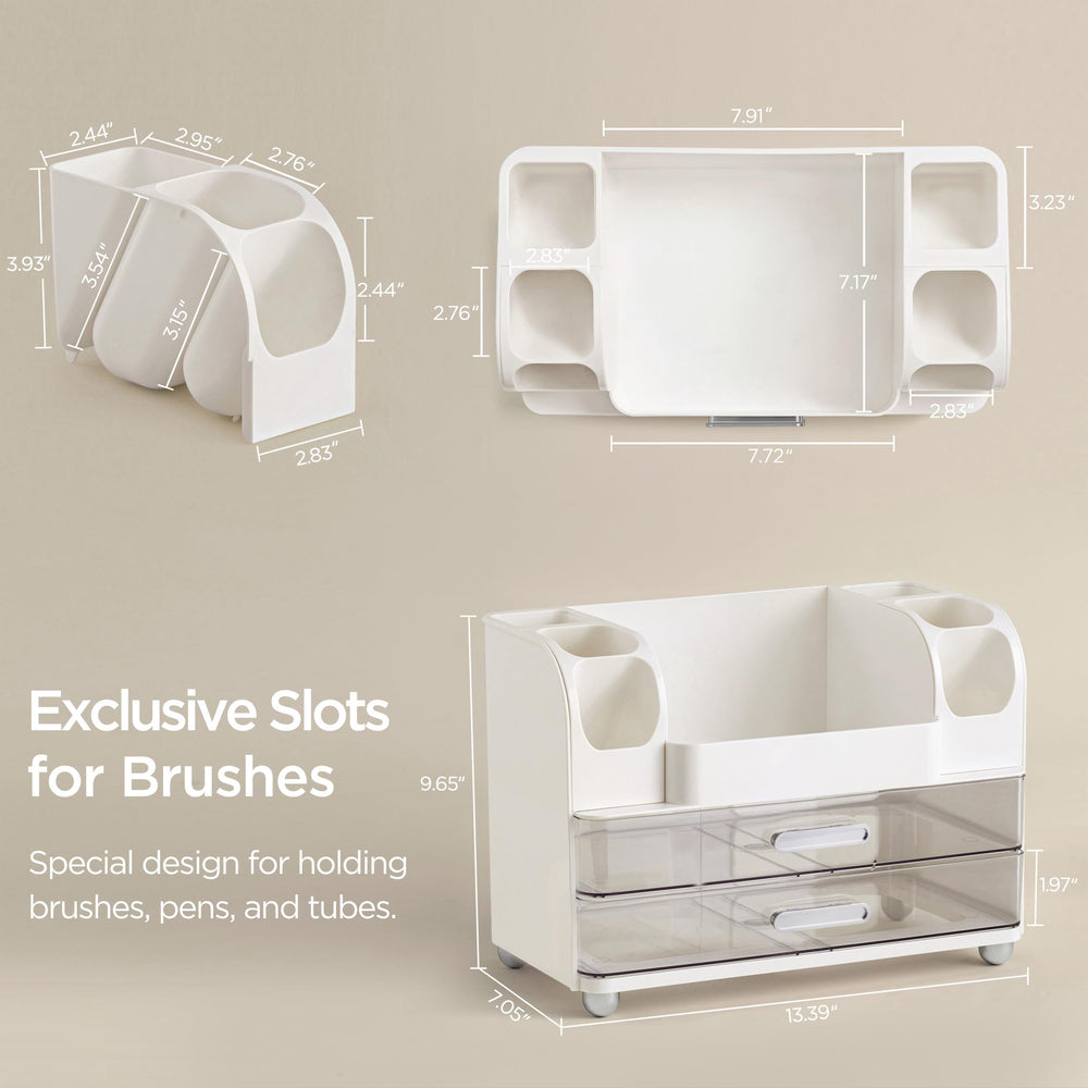 HBlife open drawer detail showing smooth slide and organized small items