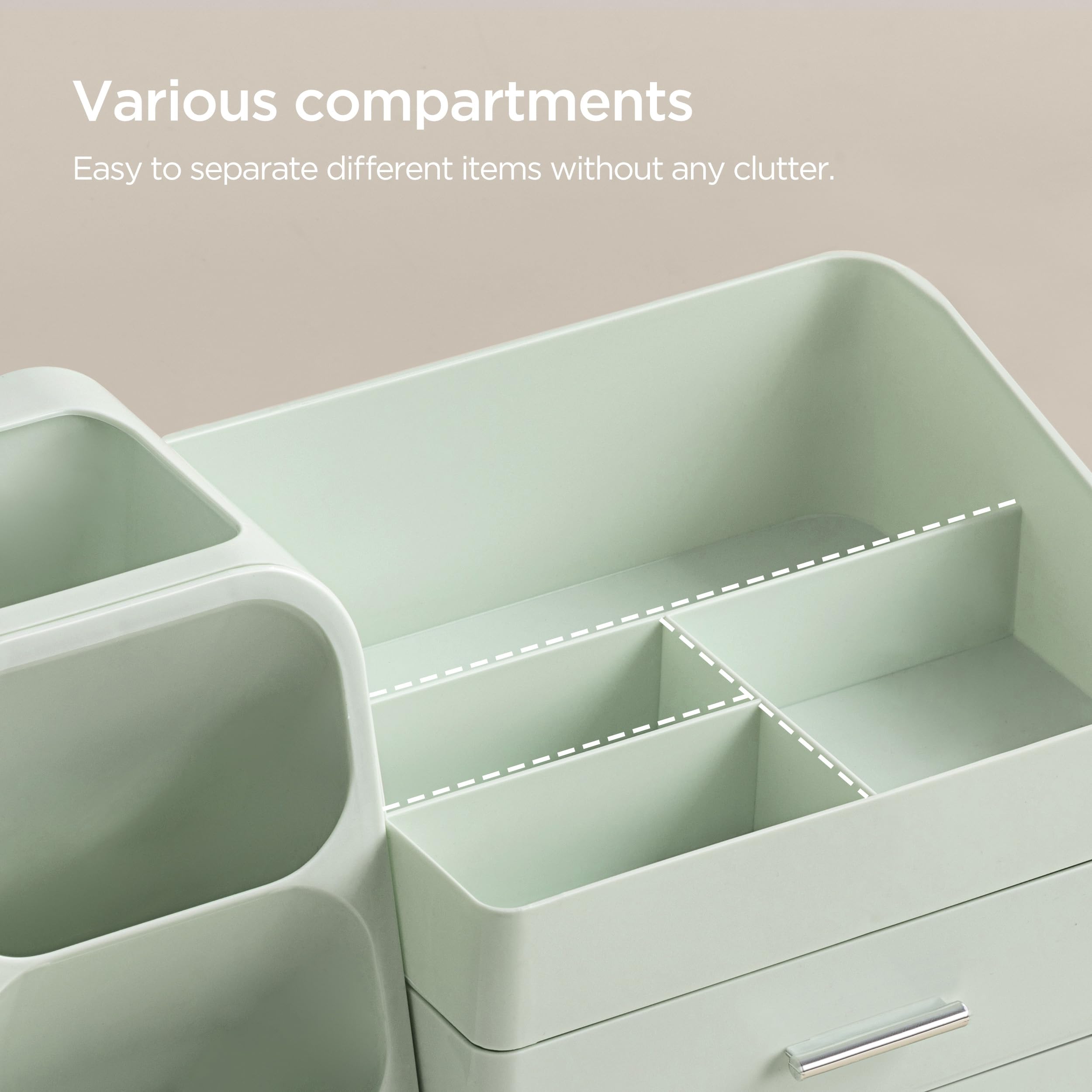 HBlife next to a hand illustrating compact size and generous capacity