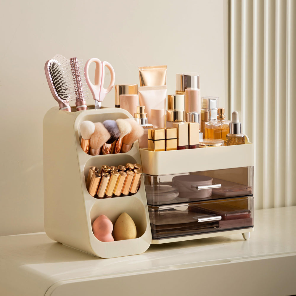 HBlife top compartments and brush slots organizing palettes and brushes