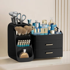 HBlife top compartments filled with bottles and palettes for quick daily access