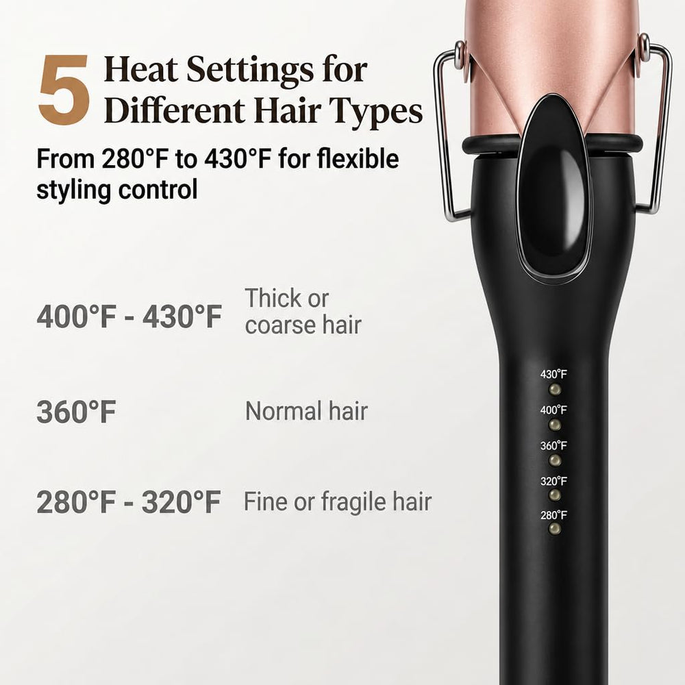HCAH styling a long section to create loose waves and volume