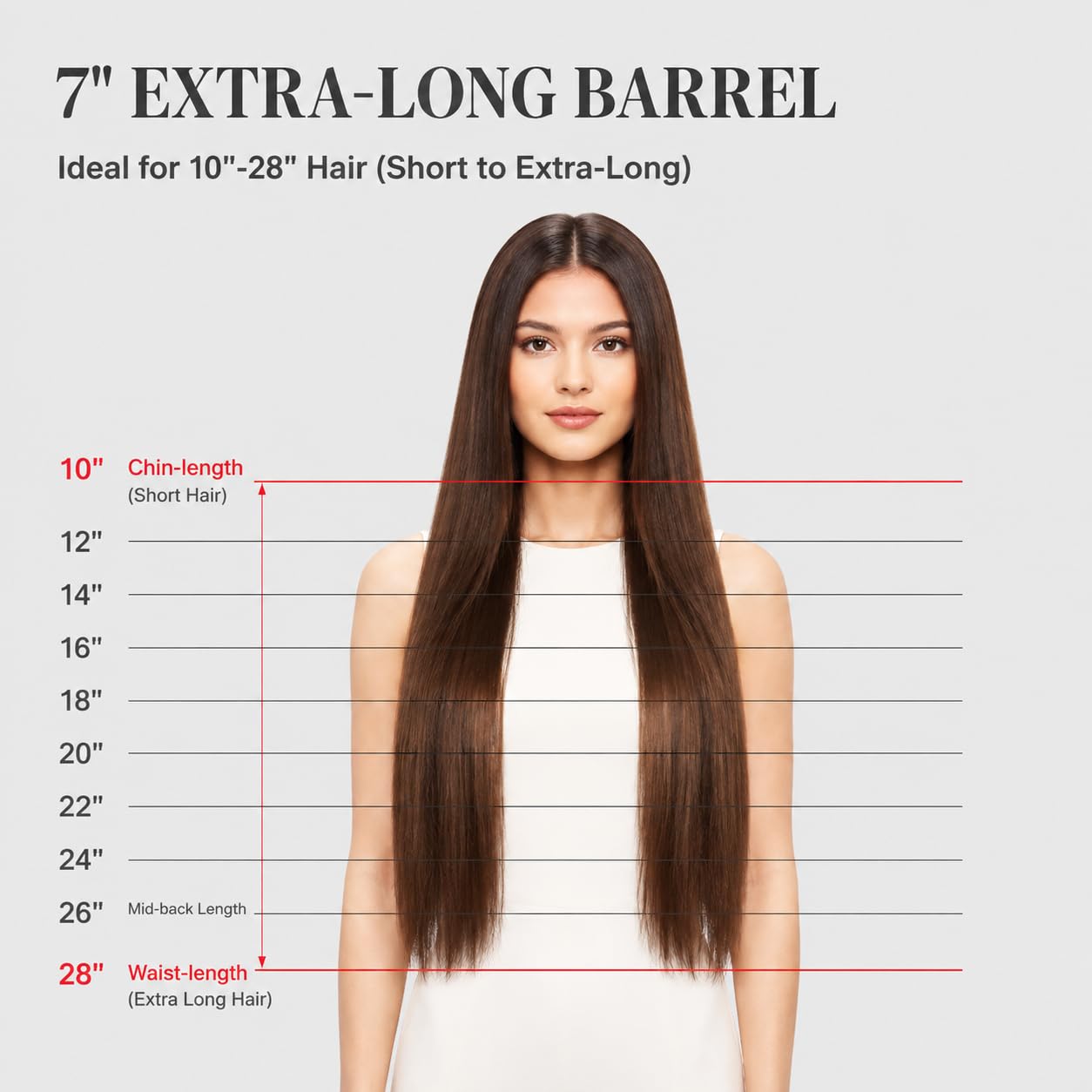 HCAH curling iron creating tight ringlets on short layered hair for defined look