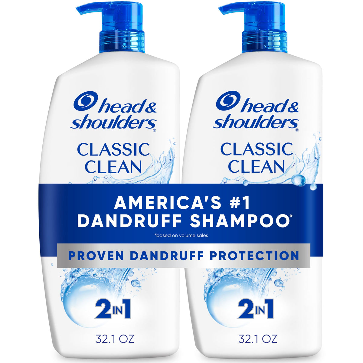 Head & Shoulders front packaging showing twin pack and benefits