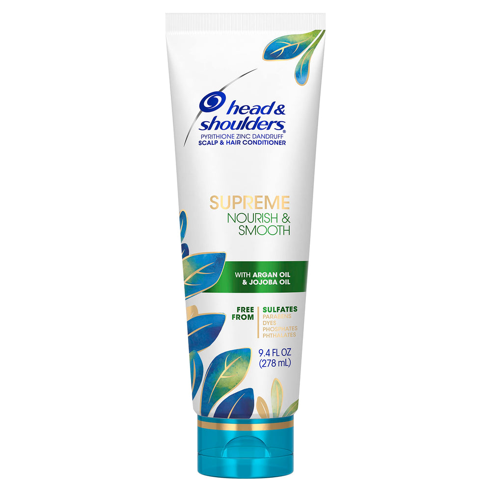 Head & Shoulders conditioner texture on hand showing creamy, smooth dispense