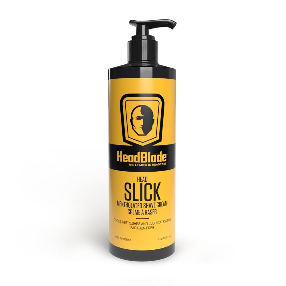 HeadBlade HeadSlick front package showing product and benefit of smooth shave