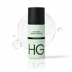 HealGrids front packaging roll-on showing product benefit of odor control