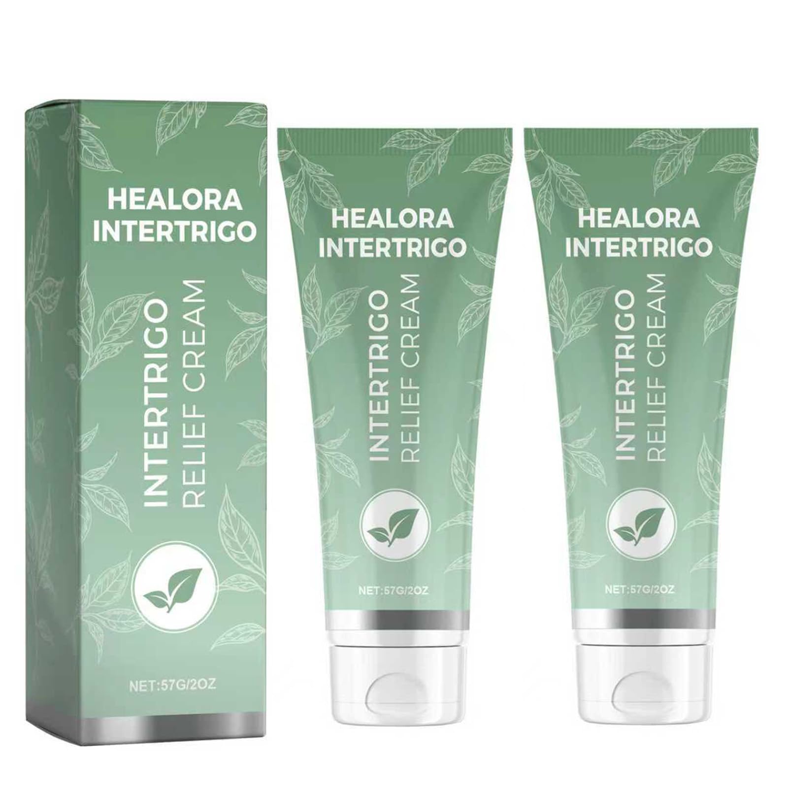 Healora Intertrigo front packaging showing tube and benefits