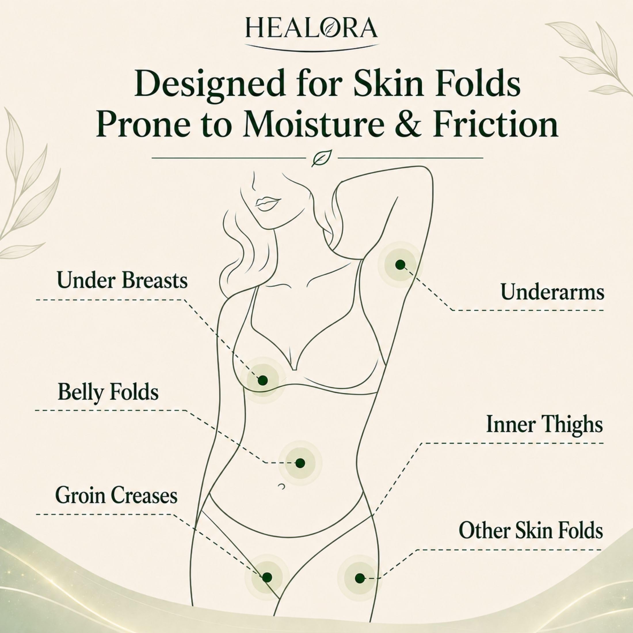 HEALORA open tube with smooth cream texture for quick absorption