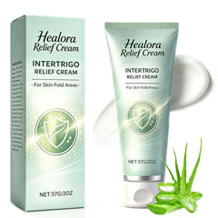 Healora Relief Cream front packaging showing tube and branding for quick identification and comfort