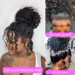 Healthair close-up of pre-plucked hairline for realistic edge blending
