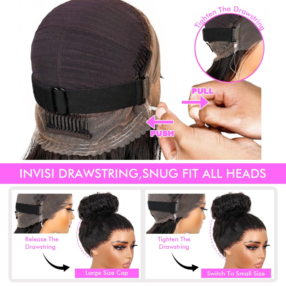 Healthair deep wave texture at 18 inches for soft movement and shine