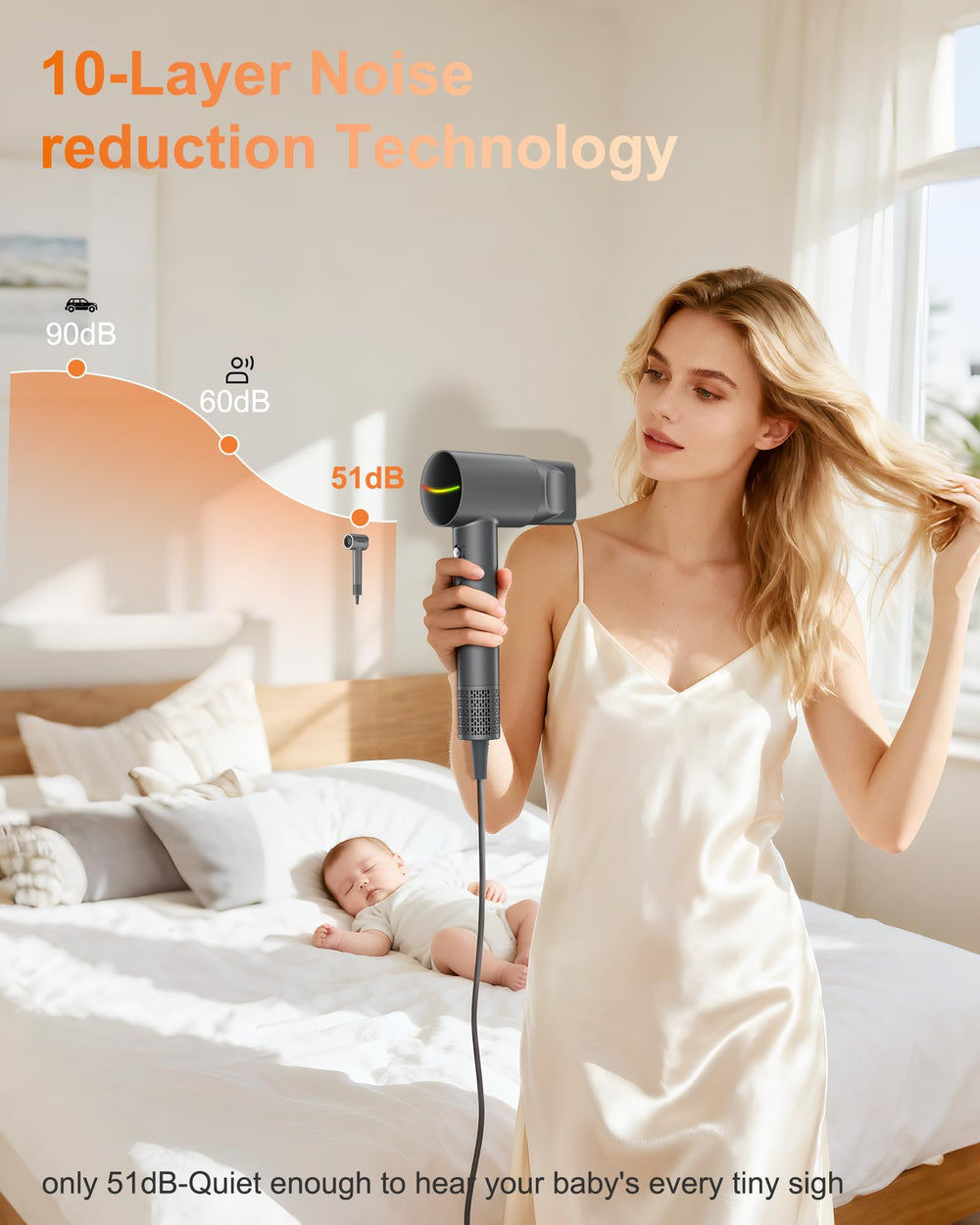 Healthkeep nozzle airflow detail demonstrating smooth, efficient drying