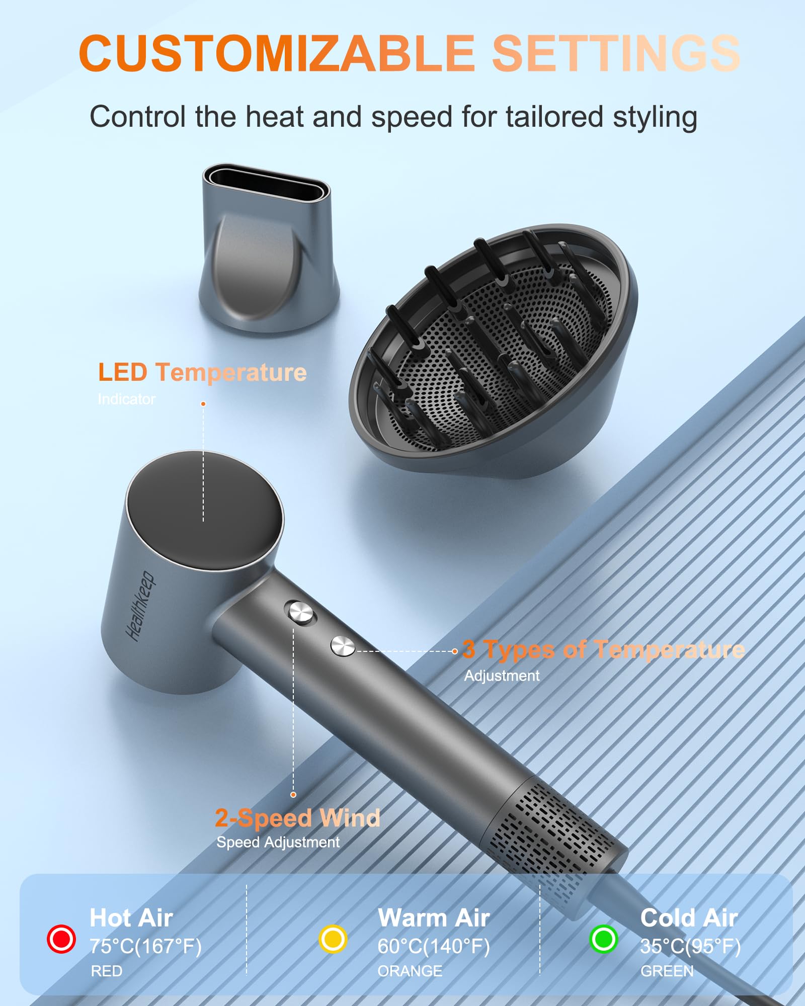 Healthkeep travel pouch and accessories ready for portable salon results