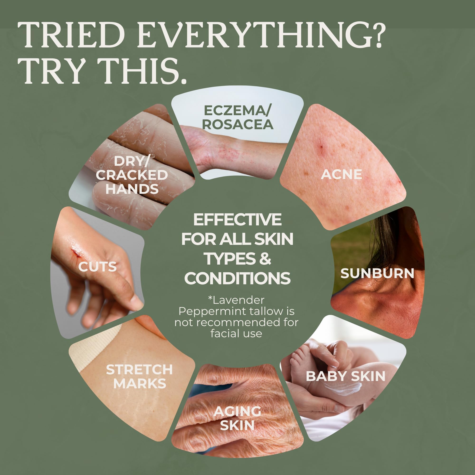 Hearth and Homestead balm applied on hands showing quick absorption and moisturized skin