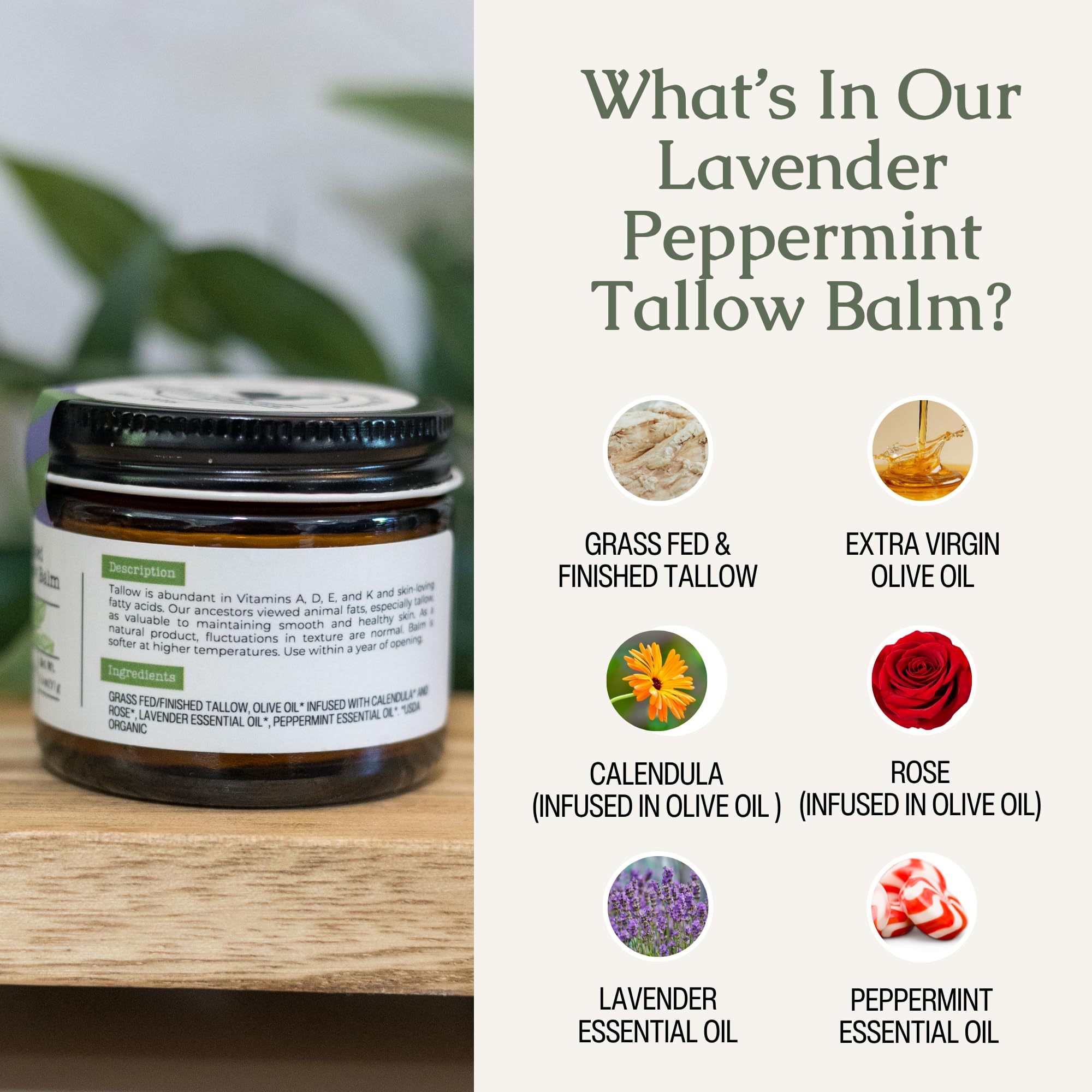 Hearth and Homestead jar on bathroom shelf suggesting daily skincare use and convenience