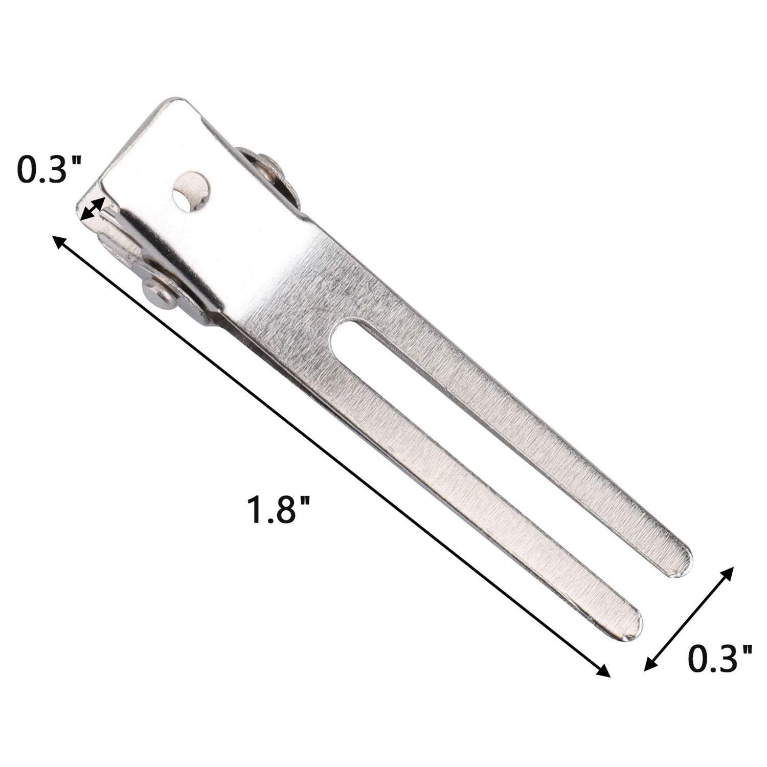 Hedume clips in hand demonstrating 1.8-inch size and grip benefit