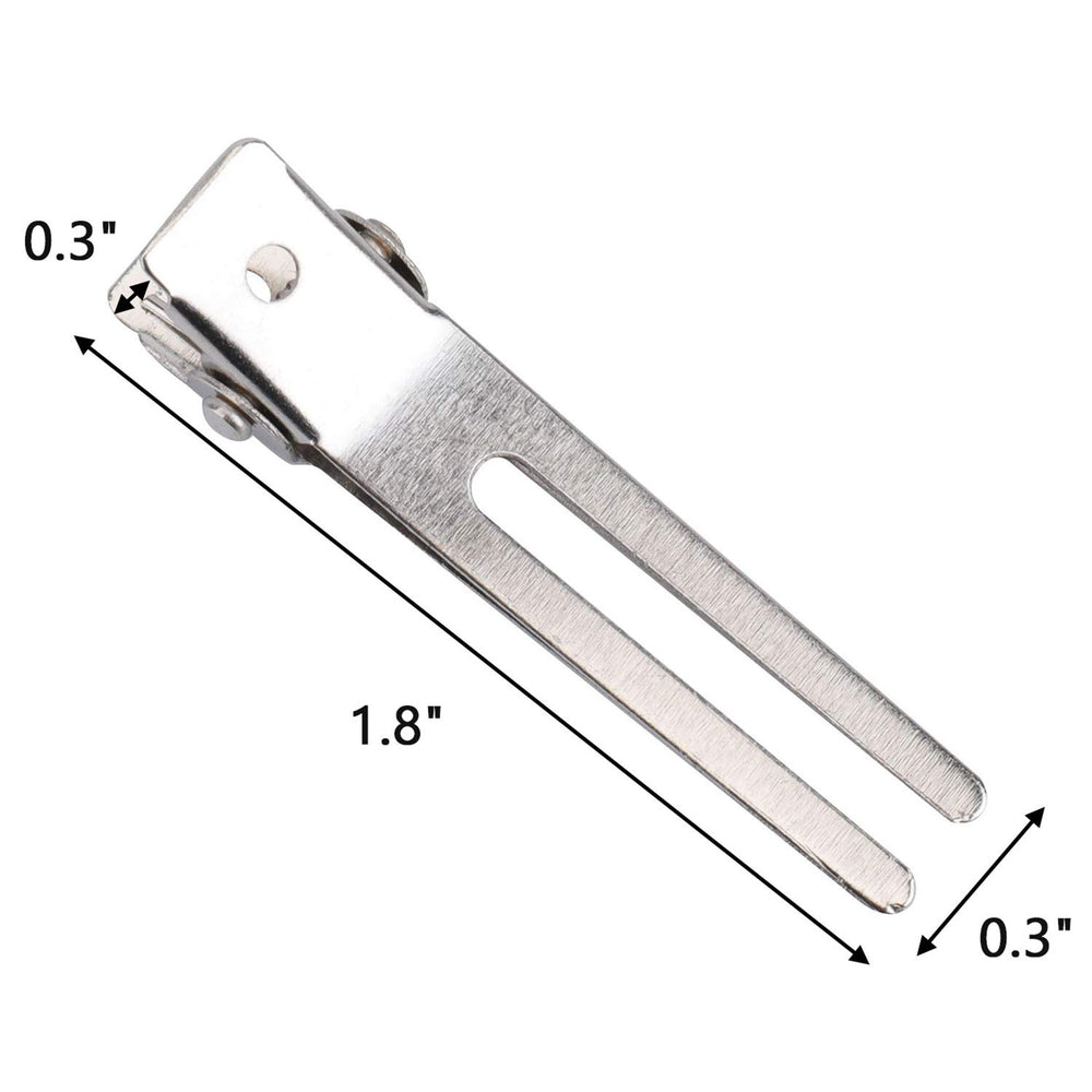 Hedume clips in hand demonstrating 1.8-inch size and grip benefit