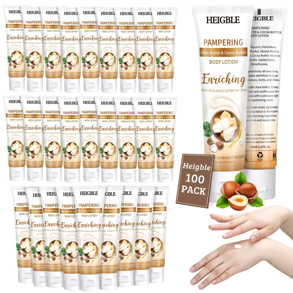 Heigble front packaging showing 100 pack, convenient bulk supply