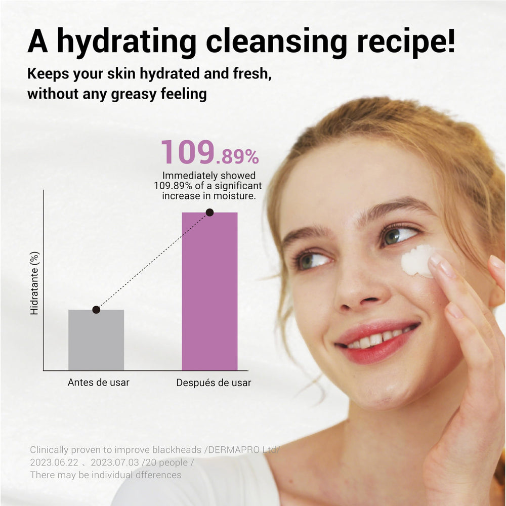 HEIMISH balm melting on skin to dissolve makeup without tugging