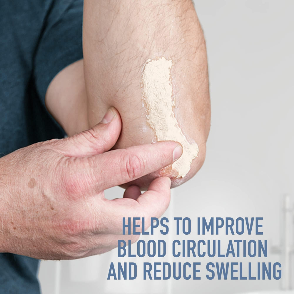 Applying Heladerm cream on fingertip to show targeted application benefit