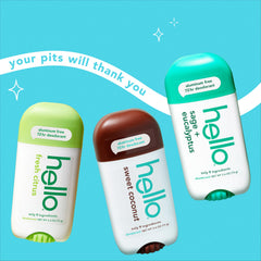 hello Sage + Eucalyptus stick close-up highlighting smooth glide and cooling feel