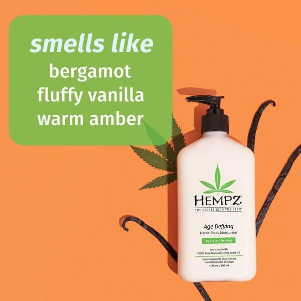 Hempz cream texture close-up showing rich emollient consistency for deep hydration
