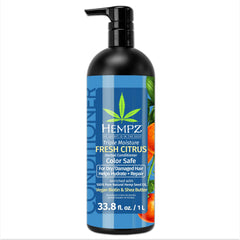 Hempz front bottle view showing fresh citrus label and benefits