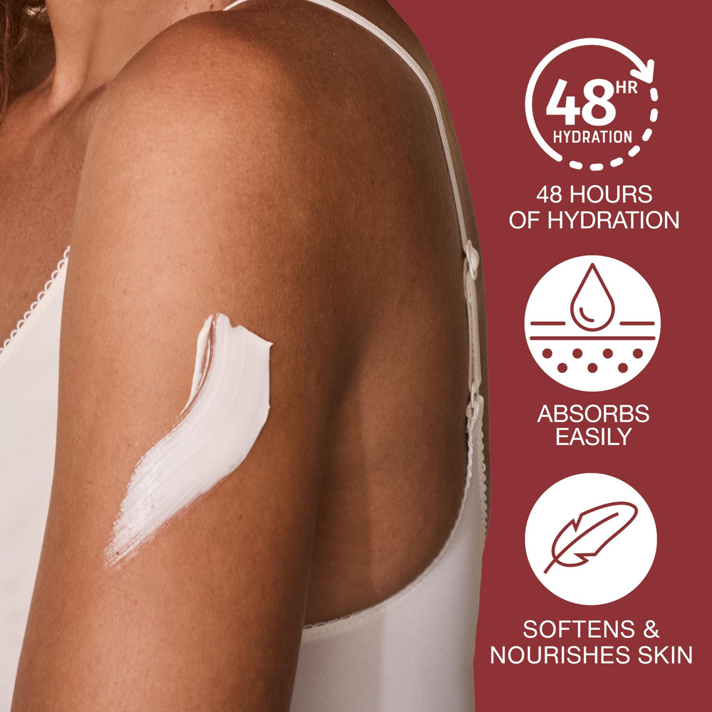 Hempz lotion on hand demonstrating fast absorption and smooth finish