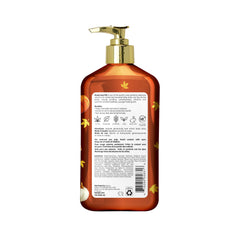 Hempz Caramel Candy Apple lotion texture showing smooth non-greasy finish