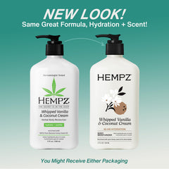 Hempz lotion being applied to arm demonstrating smooth hydration